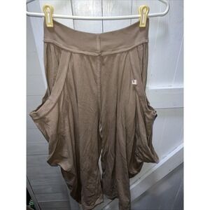 Intimately Free People Brown Summer Slumber Harem Pants Small Slouchy Cotton